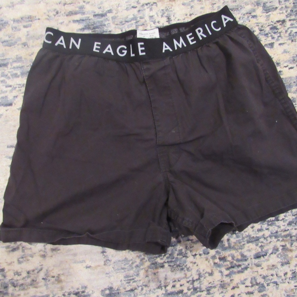 Black boxer shorts.          Size-M